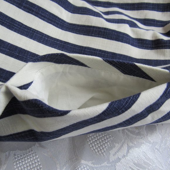 TALBOTS SHORELINE Chevron Striped Dress Size 16P - Picture 12 of 13